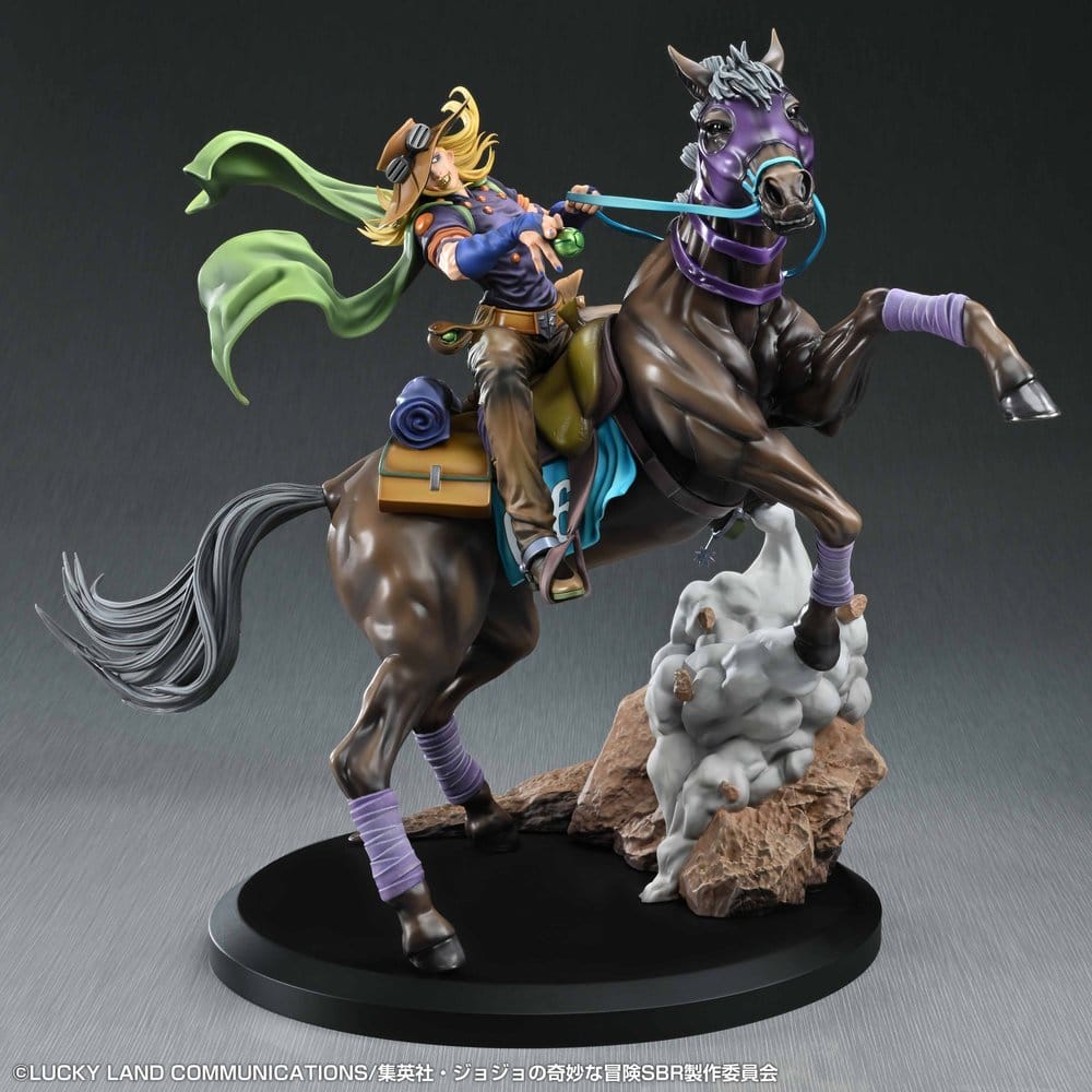 Gyro Zeppeli & Valkyrie PVC Statue / JoJo's Bizarre Adventure: Steel Ball Run / Medicos Entertainment / 31 cm