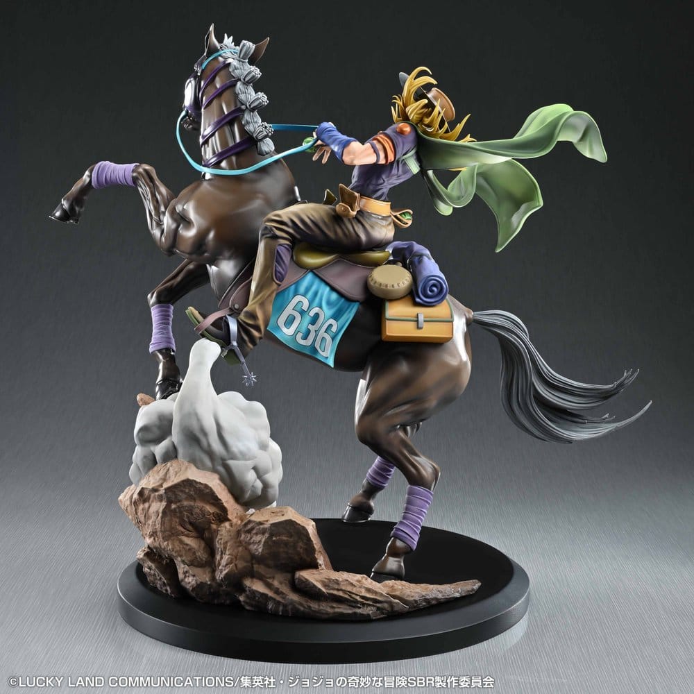 Gyro Zeppeli & Valkyrie PVC Statue / JoJo's Bizarre Adventure: Steel Ball Run / Medicos Entertainment / 31 cm