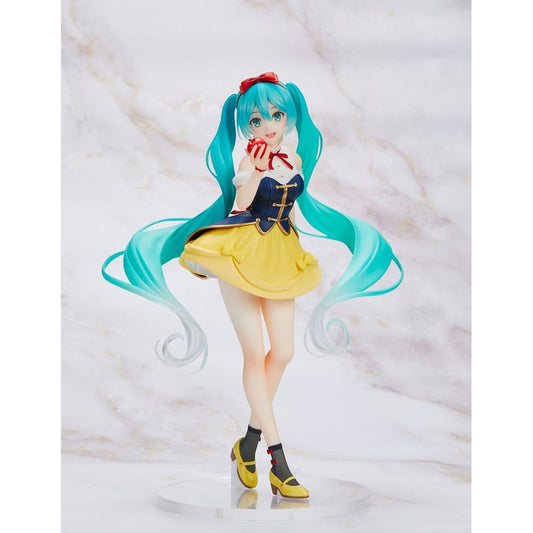 Hatsune Miku Figur / Wonderland Snow White Version / Taito / 18 cm