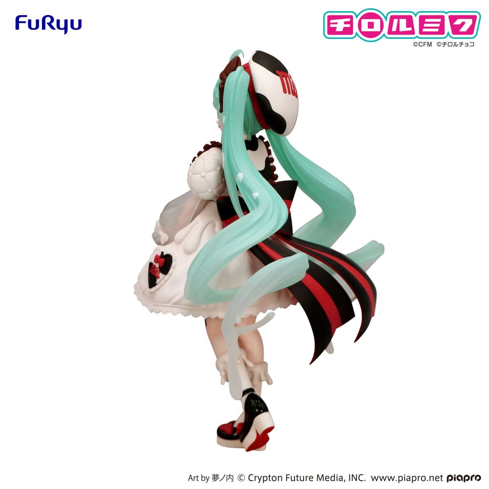Hatsune Miku PVC Statue / Milk Version / Hatsune Miku x Tirol Choco / aus Furyus Trio-Try-iT Reihe / 18 cm
