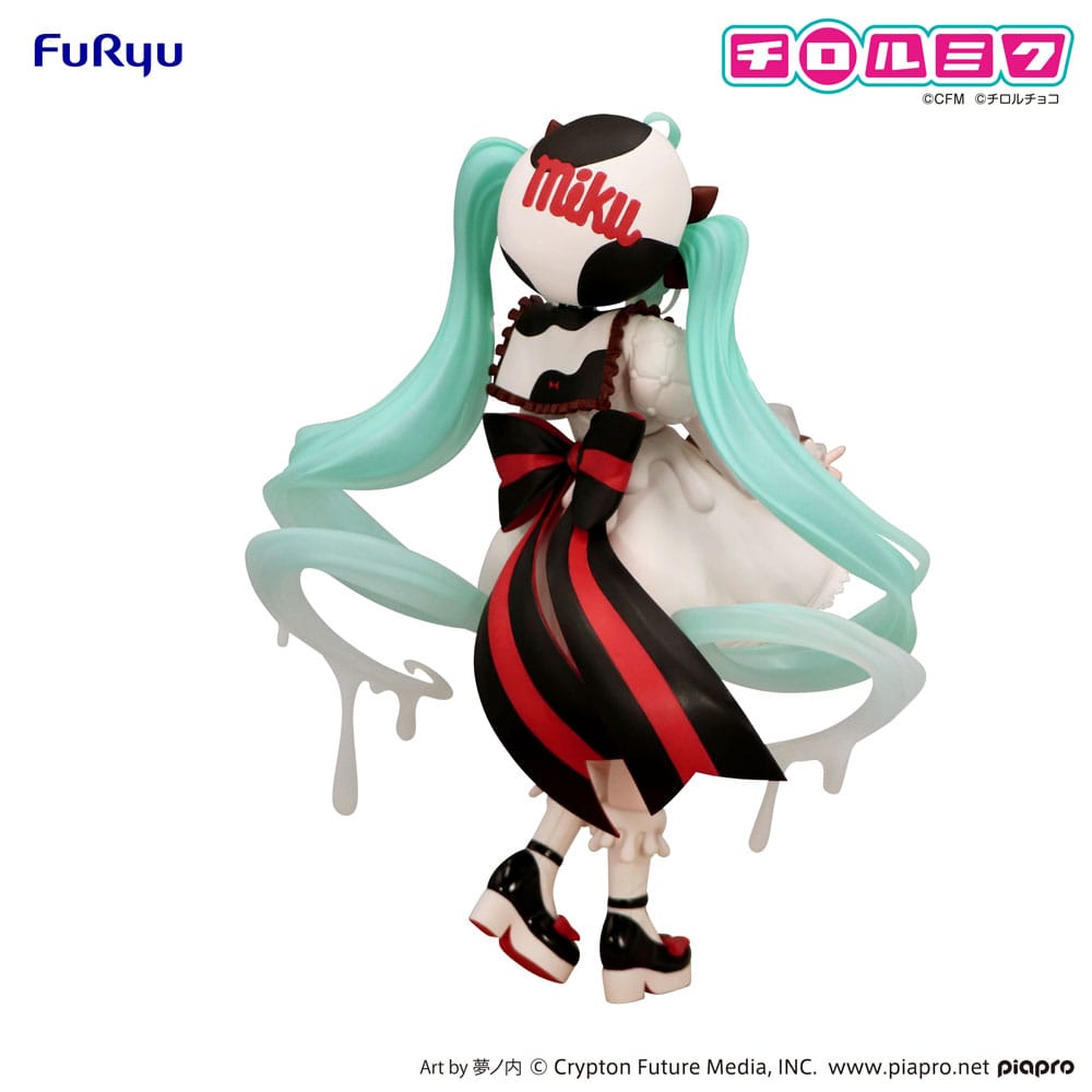 Hatsune Miku PVC Statue / Milk Version / Hatsune Miku x Tirol Choco / aus Furyus Trio-Try-iT Reihe / 18 cm