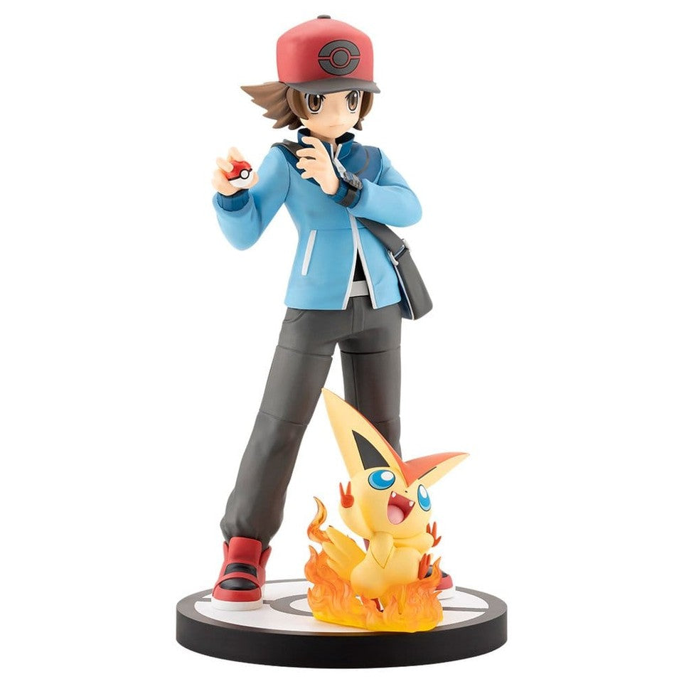 Hilbert with Victini ARTFX J Statue / Pokémon / Kotobukiya / 20 cm