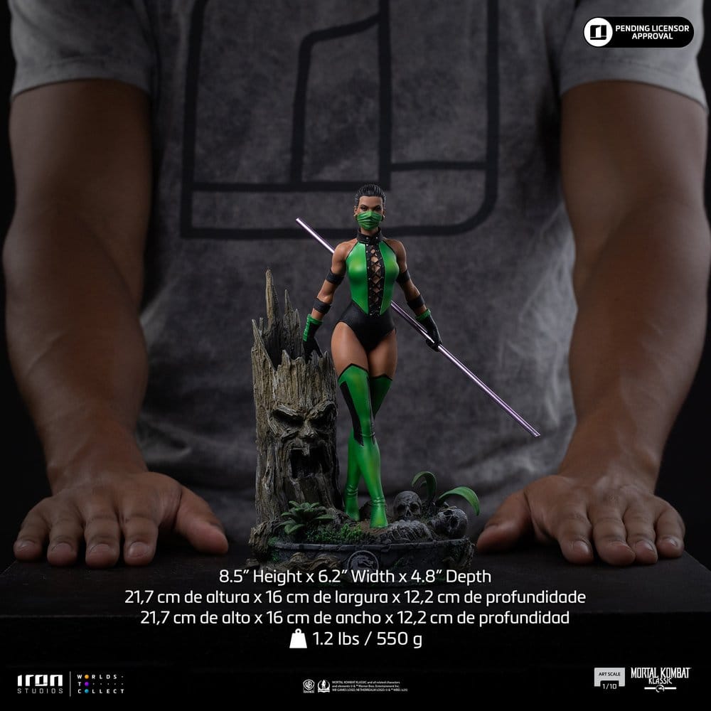 Jade Art Scale Statue 1/10 Variant Edition / Mortal Kombat / Iron Studios / 22 cm