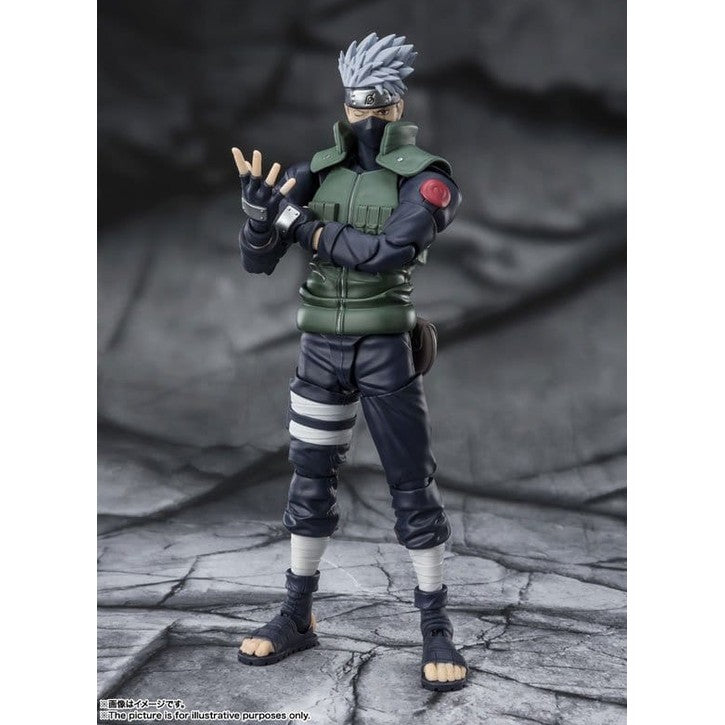 Kakashi Hatake S.H.Figuarts Actionfigur / The Famed Sharingan Hero / Naruto / Tamashii Nations / 16 cm
