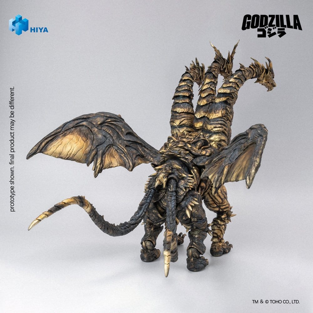 Keizer Ghidorah Actionfigur / Godzilla Final Wars 2004 / Hiya Toys Exquisite Basic / 25 cm