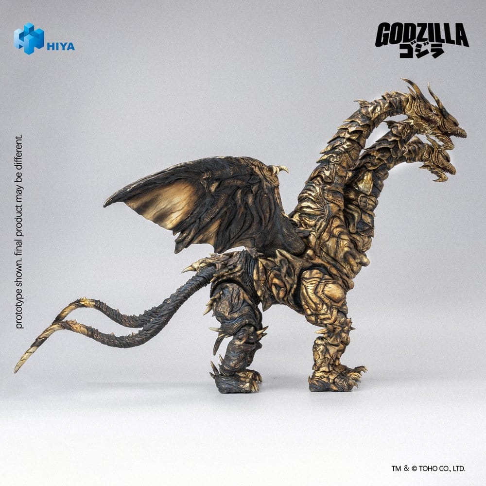 Keizer Ghidorah Actionfigur / Godzilla Final Wars 2004 / Hiya Toys Exquisite Basic / 25 cm
