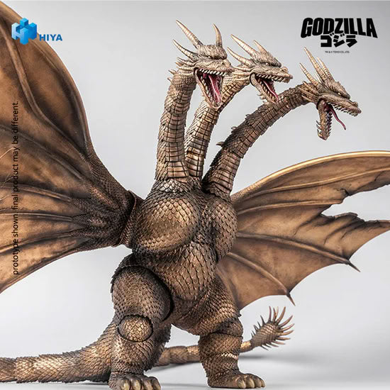 King Ghidorah - Battle Damaged Version - Exquisite Basic Actionfigur / Godzilla vs. King Ghidorah 1991 / 33 cm