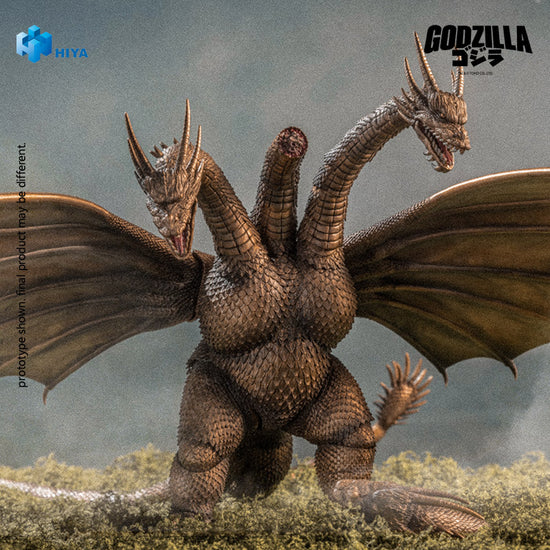 King Ghidorah - Battle Damaged Version - Exquisite Basic Actionfigur / Godzilla vs. King Ghidorah 1991 / 33 cm
