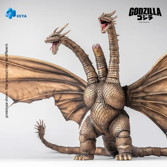 King Ghidorah - Battle Damaged Version - Exquisite Basic Actionfigur / Godzilla vs. King Ghidorah 1991 / 33 cm