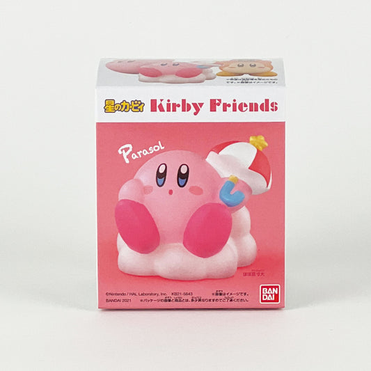 Kirby Minifigur mit Zauberstab / Kirby friends / Bandai / 5 cm