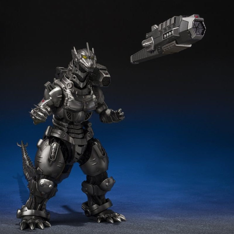 Kiryu S.H.MonsterArts Actionfigur / Heavily Armed Type & High Mobility Type / Movie Graphic Plus / Godzilla x Mothra x Mechagodzilla: Tokyo S.O.S. / Tamashii Nations / 16 cm