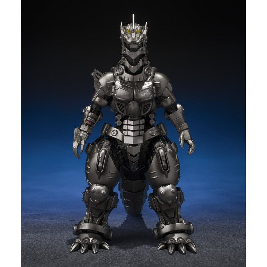 Kiryu S.H.MonsterArts Actionfigur / Heavily Armed Type & High Mobility Type / Movie Graphic Plus / Godzilla x Mothra x Mechagodzilla: Tokyo S.O.S. / Tamashii Nations / 16 cm