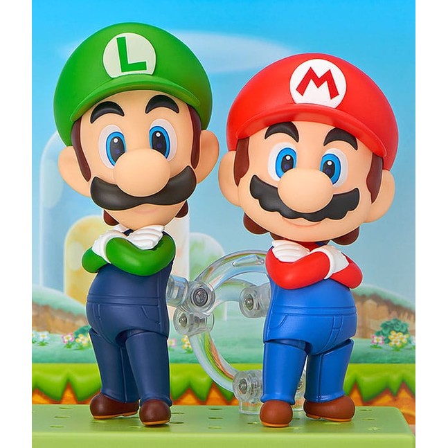 Luigi Nendoriod Actionfigur / Super Mario Bros. / 10 cm
