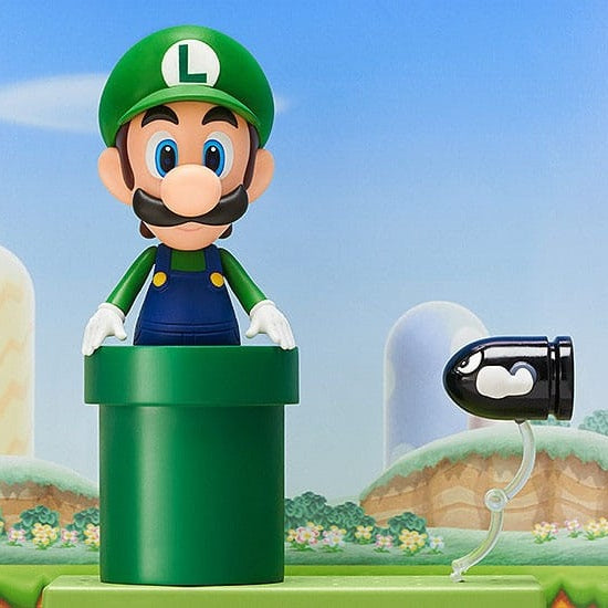 Luigi Nendoriod Actionfigur / Super Mario Bros. / 10 cm
