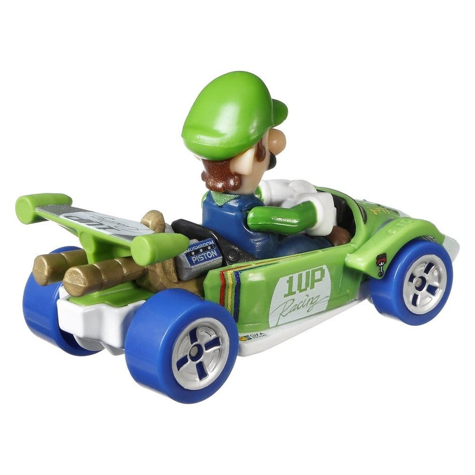 Luigi im Circuit Special Die-Cast Fahrzeug / Mario Kart Hot Wheels / Mattel / 1:64