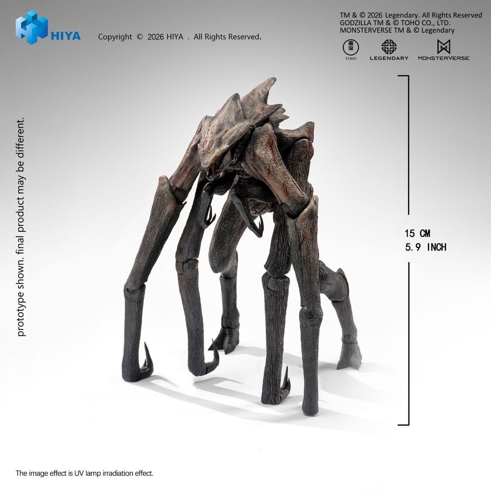 MUTO Exquisite Basic Actionfigur / Godzilla: King of the Monsters / Hiya Toys / 15 cm