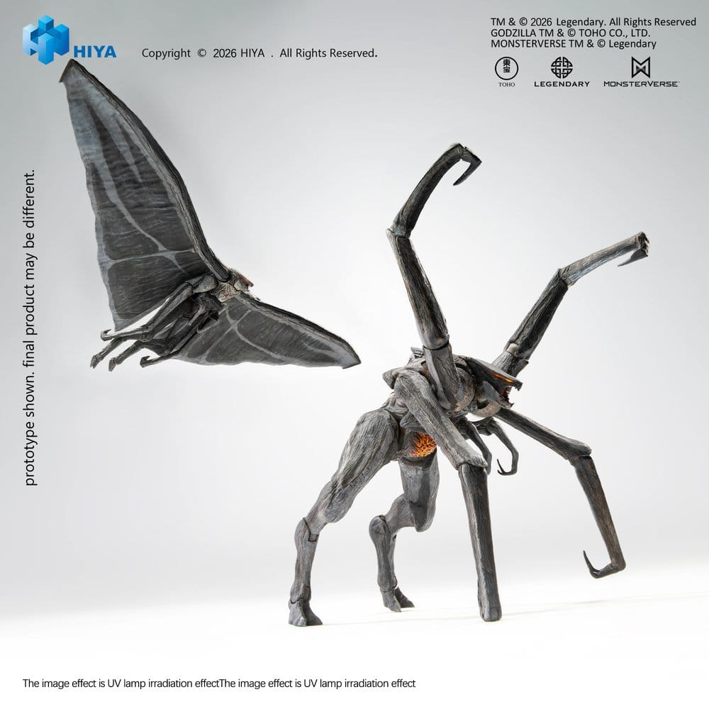Male & Female Muto Actionfiguren Set / Godzilla 2014 / Hiya Toys Exquisite Basic / 16 cm