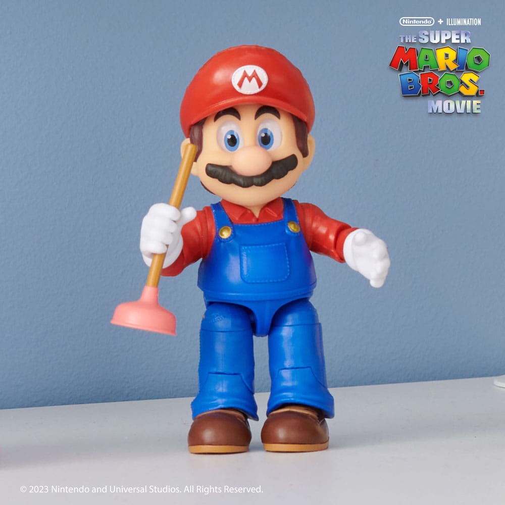 Mario Actionfigur / Super Mario Bros. Movie / 13 cm