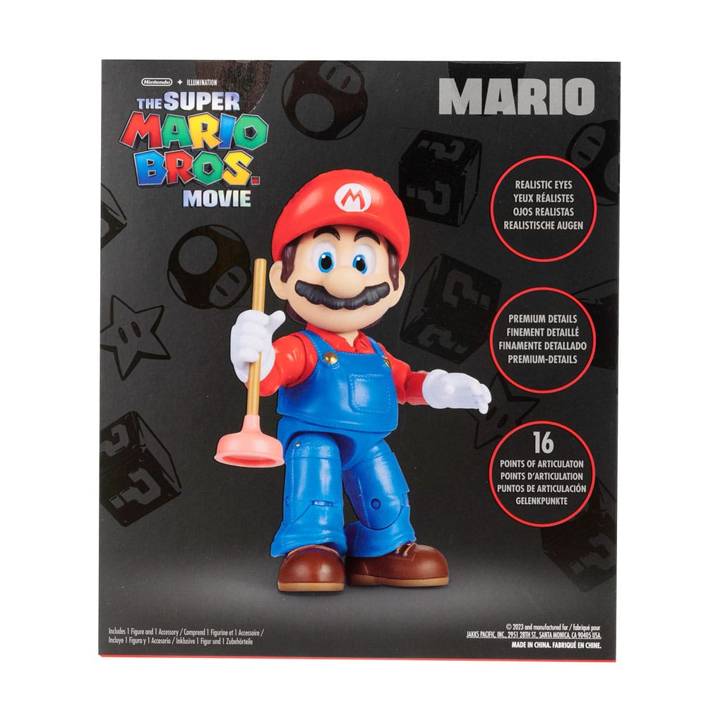 Mario Actionfigur / Super Mario Bros. Movie / 13 cm