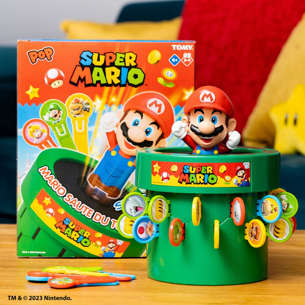 Mario Pop Up Spiel / Super Mario / Tomy
