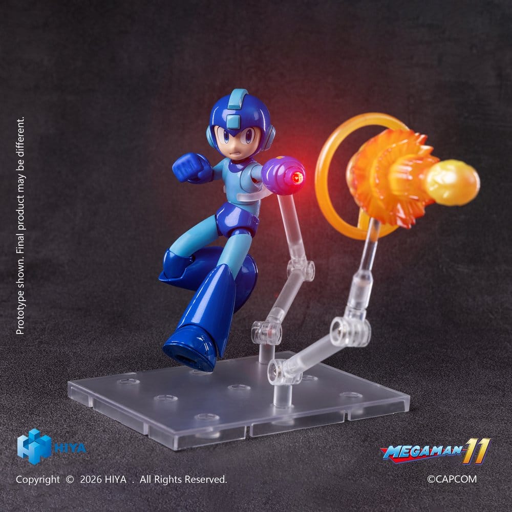 Mega Man Exquisite Basic Actionfigur / Mega Man 11 / Hiya Toys / 12 cm
