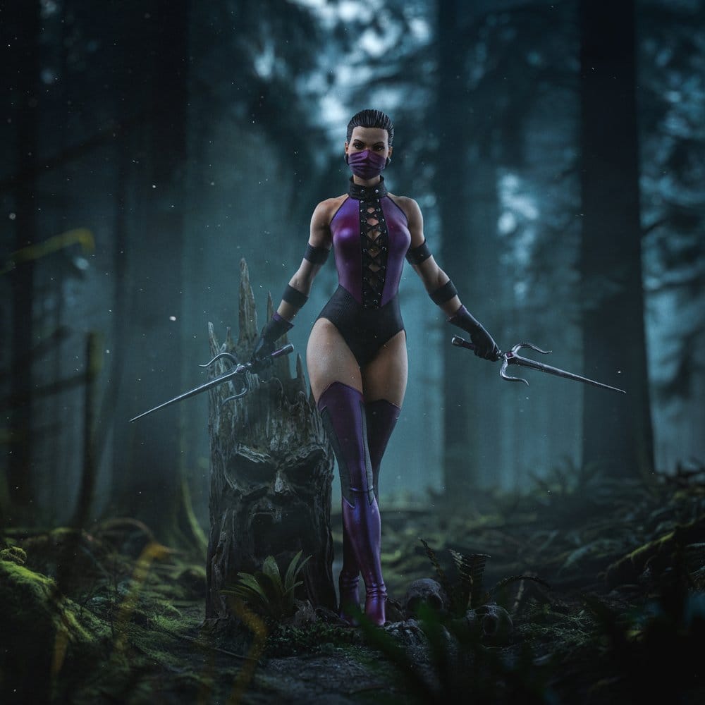 Mileena Resin Statue / Mortal Kombat / Iron Studios Art Scale / 22 cm