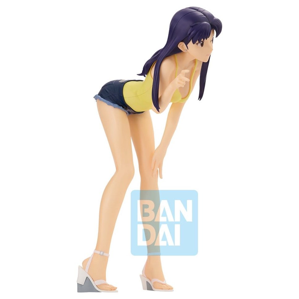 Misato Katsuragi PVC Statue / Evangelion: 1.0 / Bandai Ichibansho / 17 cm
