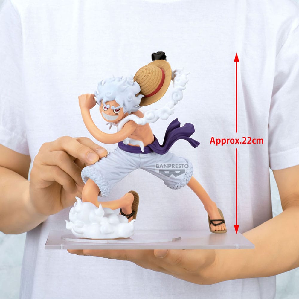 Monkey D. Luffy Gear 5 Statue / One Piece / Grandista / Banpresto / 22 cm