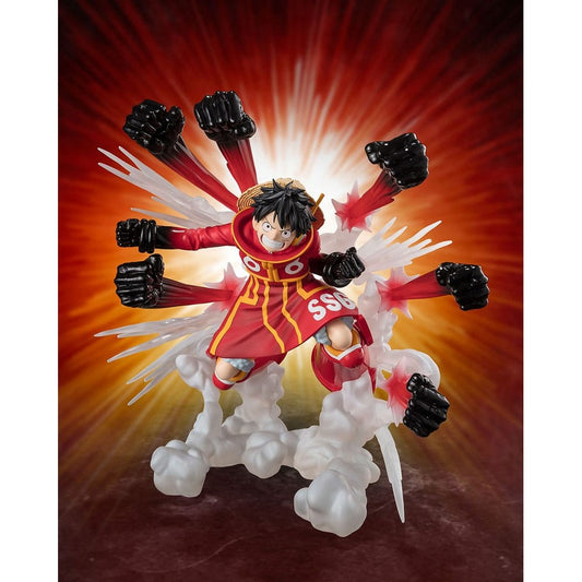 Monkey D. Ruffy - Gum Gum Hawk Gatling - FiguartsZERO Statue / Tamashii Nations / 19 cm