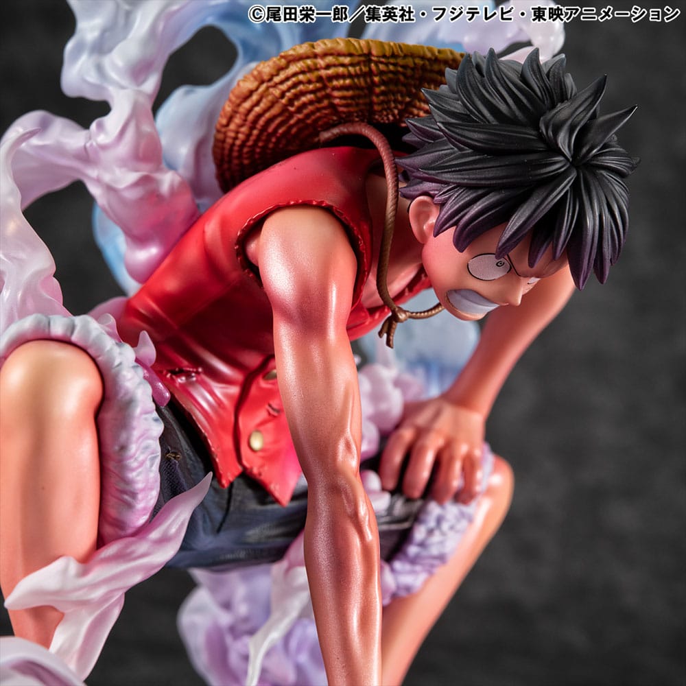Monkey D. Ruffy PVC Statue / Gear 2 Limited Edition / One Piece / Megahouse P.O.P. / 19 cm