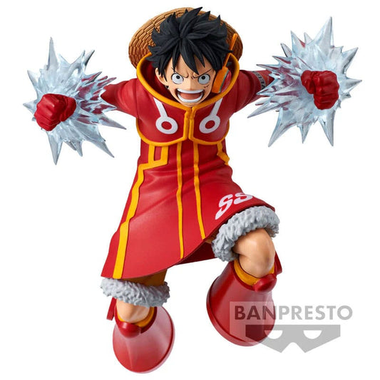 Monkey D. Ruffy Statue / Battle Record Collection / Banpresto / 14 cm