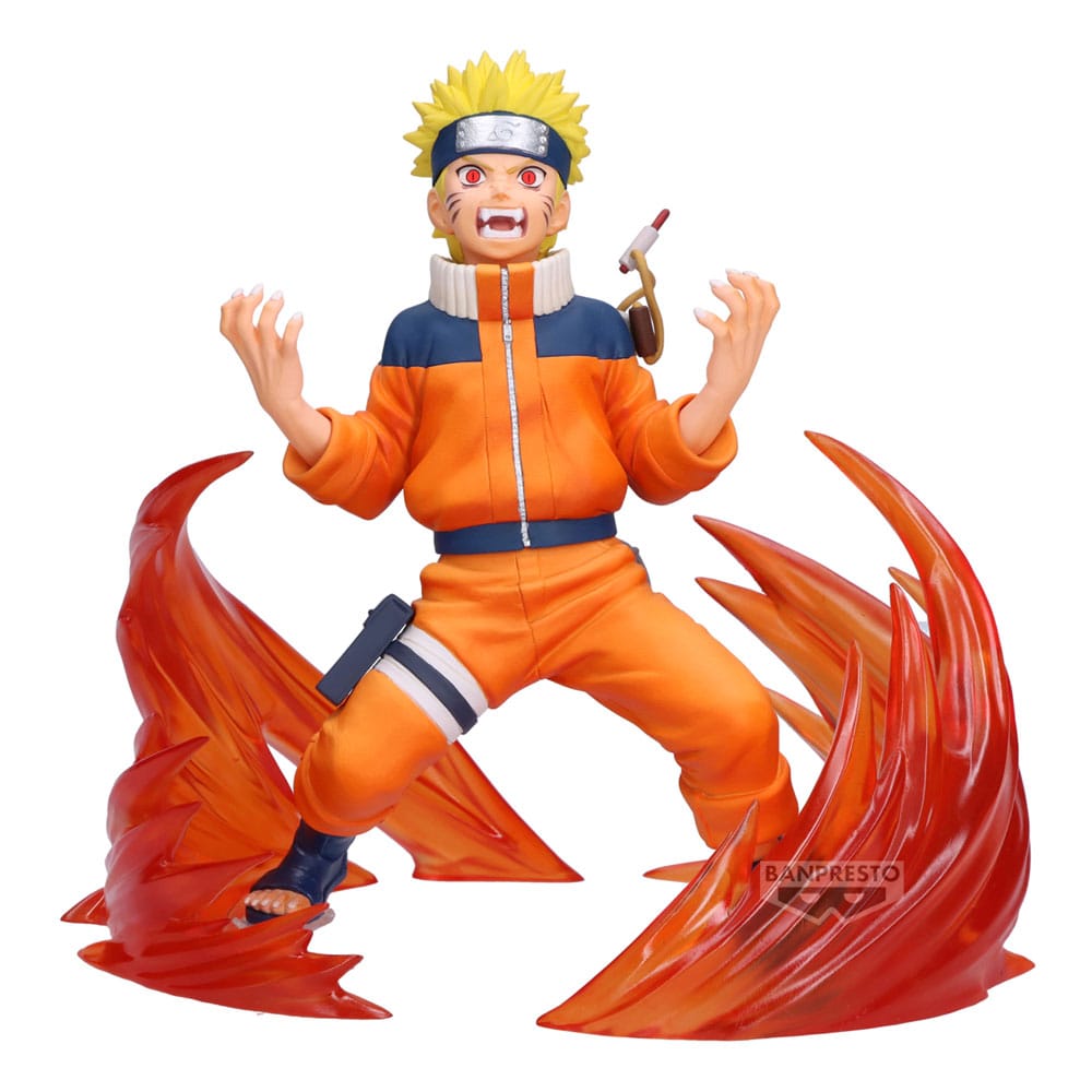 Naruto Uzumaki PVC Statue / Naruto 72 Series / Banpresto Vibration Stars / 15 cm