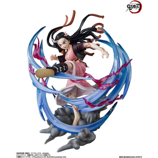 Nezuko Kamado FiguartsZERO Statue / Demon Form Advancing Version / Tamashii Nations / 20 cm