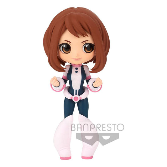 Ochaco Uraraka Q Posket Minifigur, 14 cm