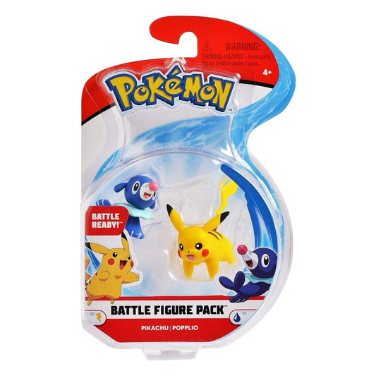 Pikachu und Robball Pokémon Battlefiguren 4 cm