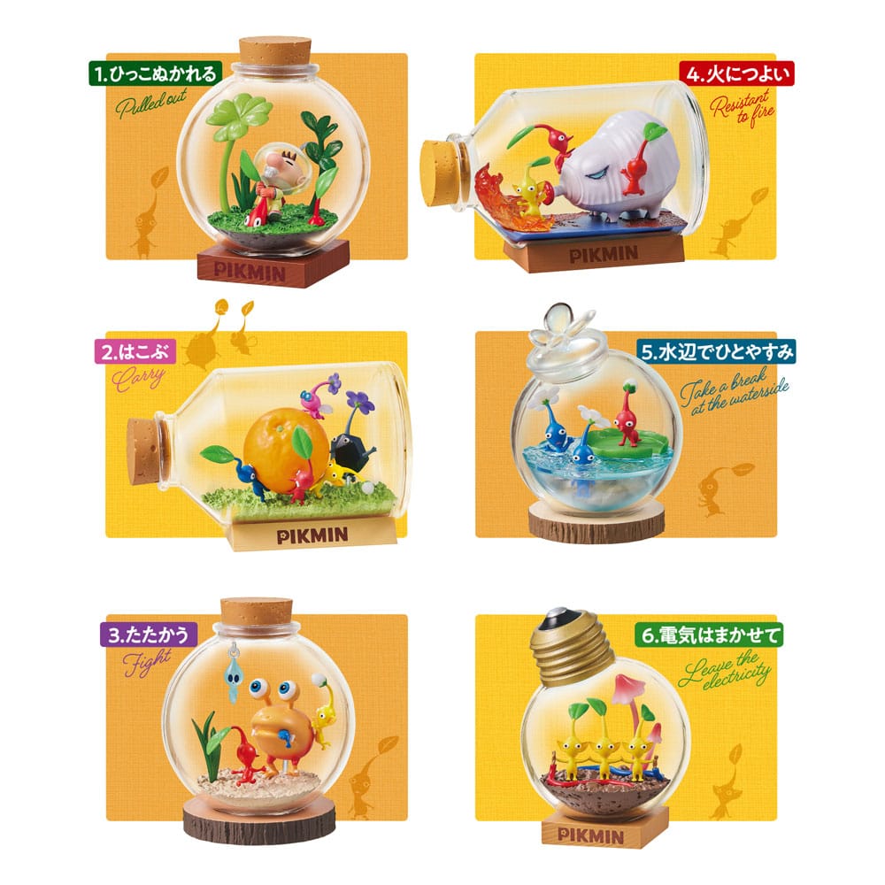 Pikmin Minifigur / Terrarium Collection / Blind Box / Re-Ment / 6 cm