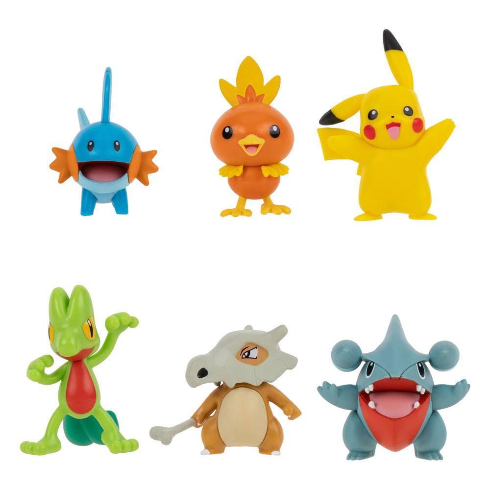 Pokémon Battlefiguren / 6er Pack / 5 cm