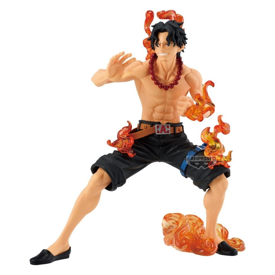 Portgas D. Ace Maximatic Plus PVC Statue / Marineford / One Piece / Banpresto / 20 cm