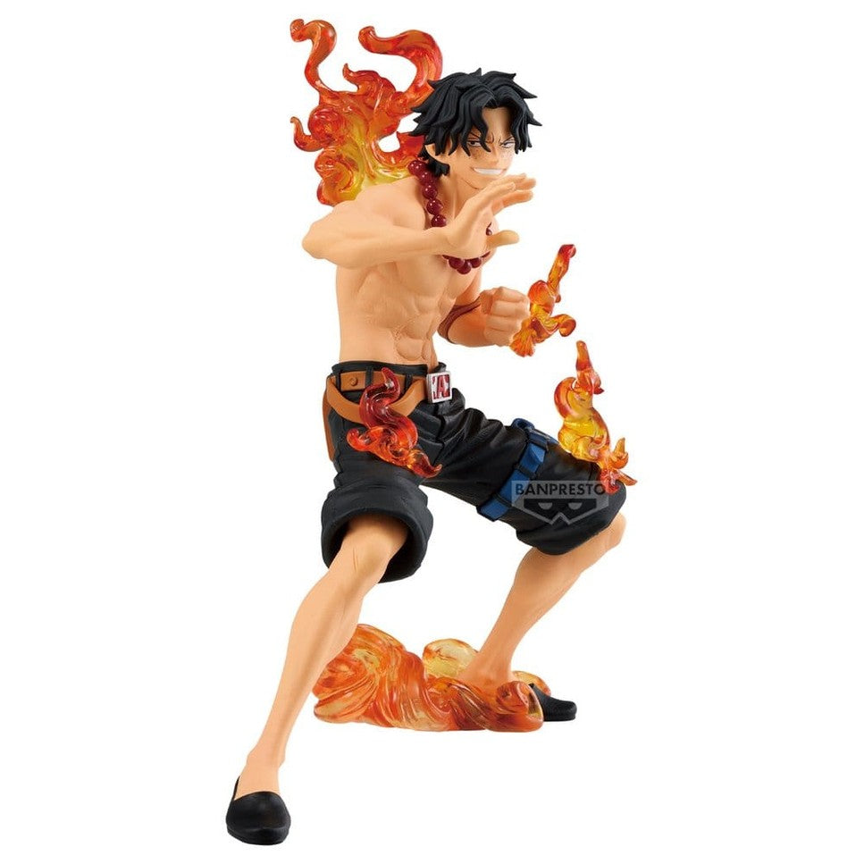 Portgas D. Ace Maximatic Plus PVC Statue / Marineford / One Piece / Banpresto / 20 cm