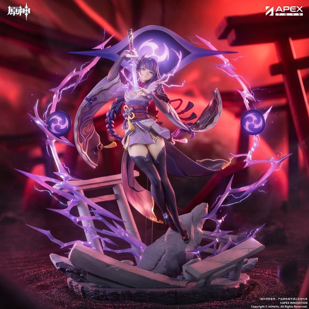 Raiden Shogun PVC Statue 1/7 / Plane of Euthymia Ver. / Genshin Impact / APEX / 36 cm