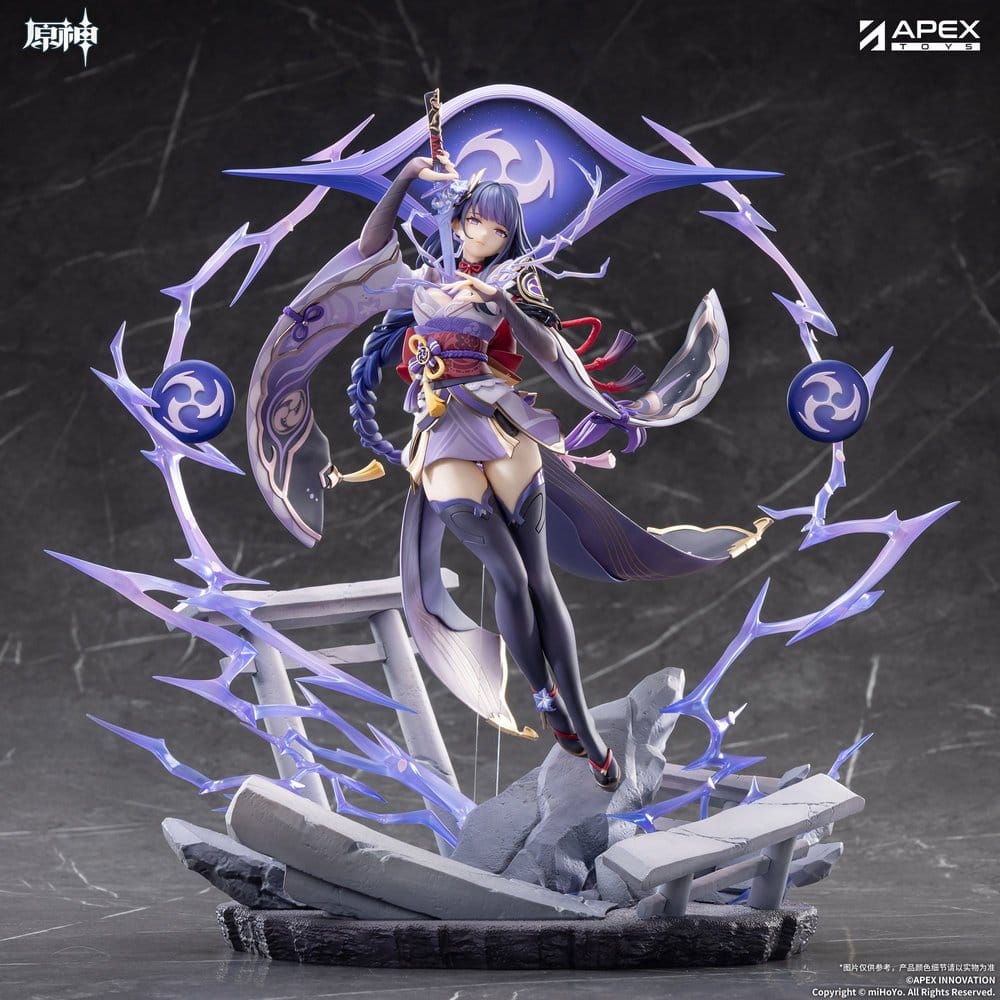 Raiden Shogun PVC Statue 1/7 / Plane of Euthymia Ver. / Genshin Impact / APEX / 36 cm