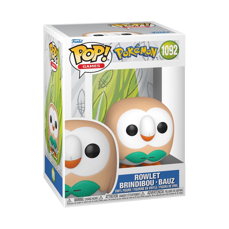 Rowlet Bauz POP! Vinyl Figur / Pokémon / Funko POP! Games / 9 cm