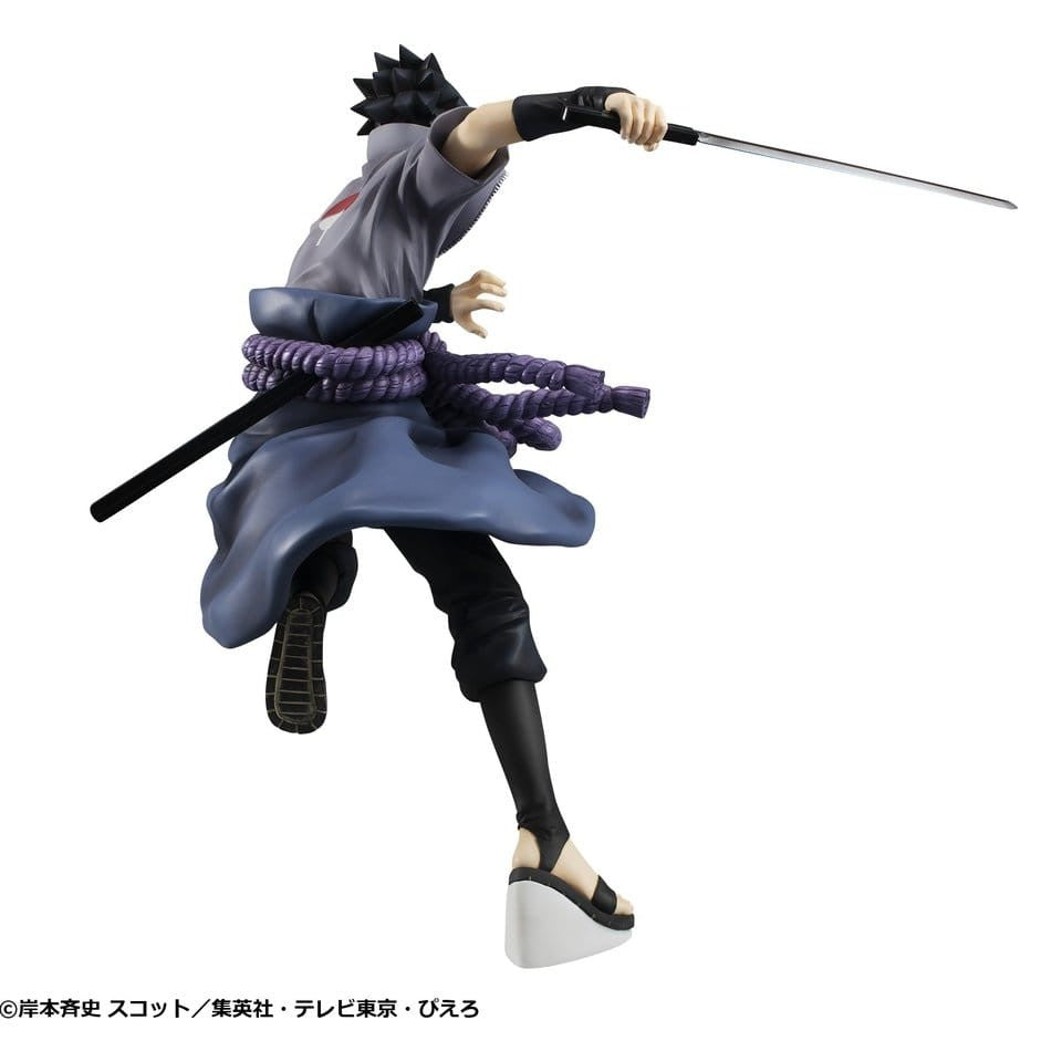 Sasuke Uchiha G.E.M. Series Statue / Great Ninja War Ver. / Naruto Shippuden / Megahouse / 23 cm