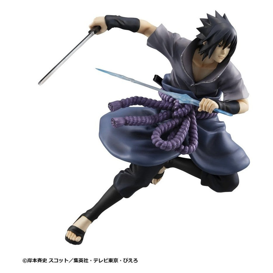 Sasuke Uchiha G.E.M. Series Statue / Great Ninja War Ver. / Naruto Shippuden / Megahouse / 23 cm