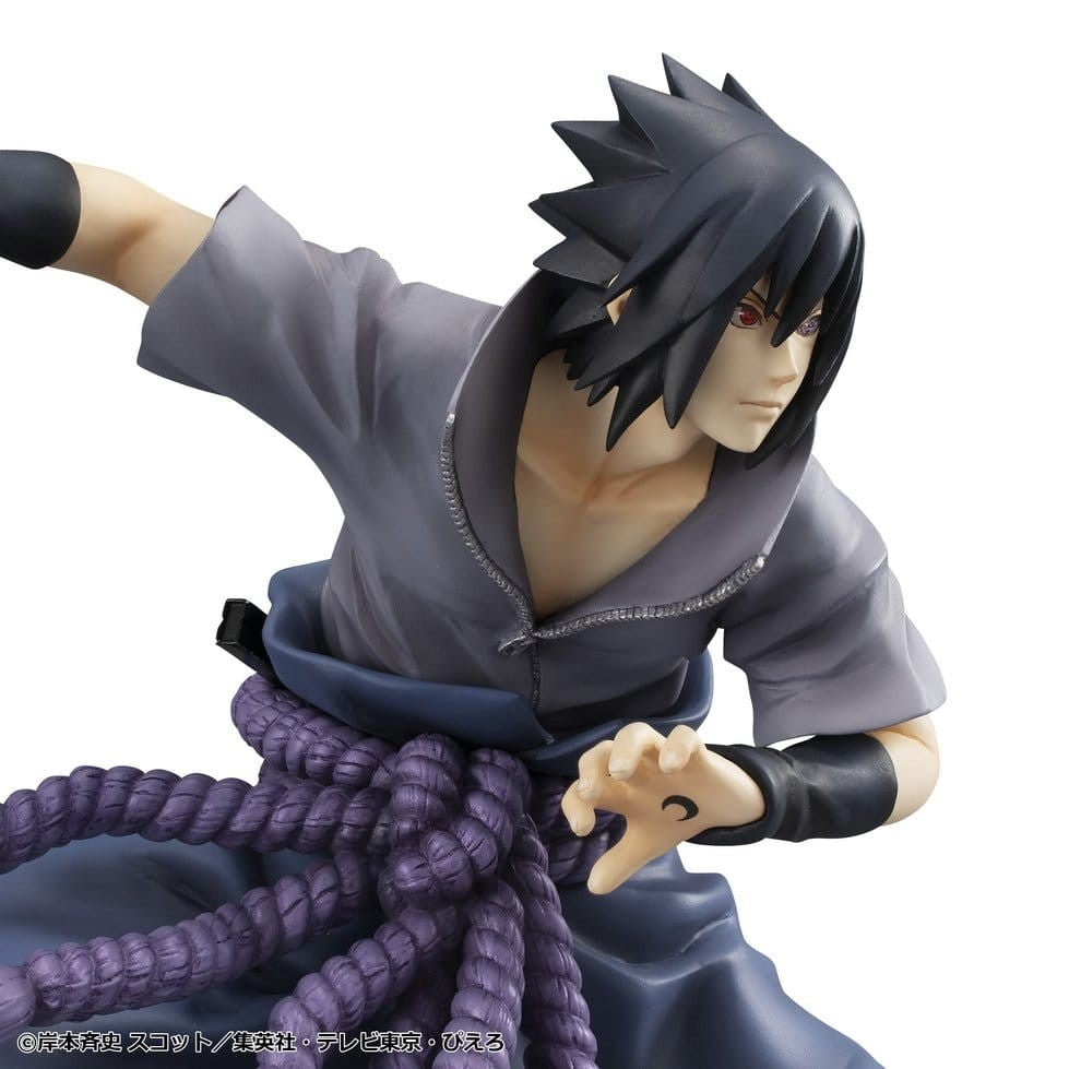 Sasuke Uchiha G.E.M. Series Statue / Great Ninja War Ver. / Naruto Shippuden / Megahouse / 23 cm