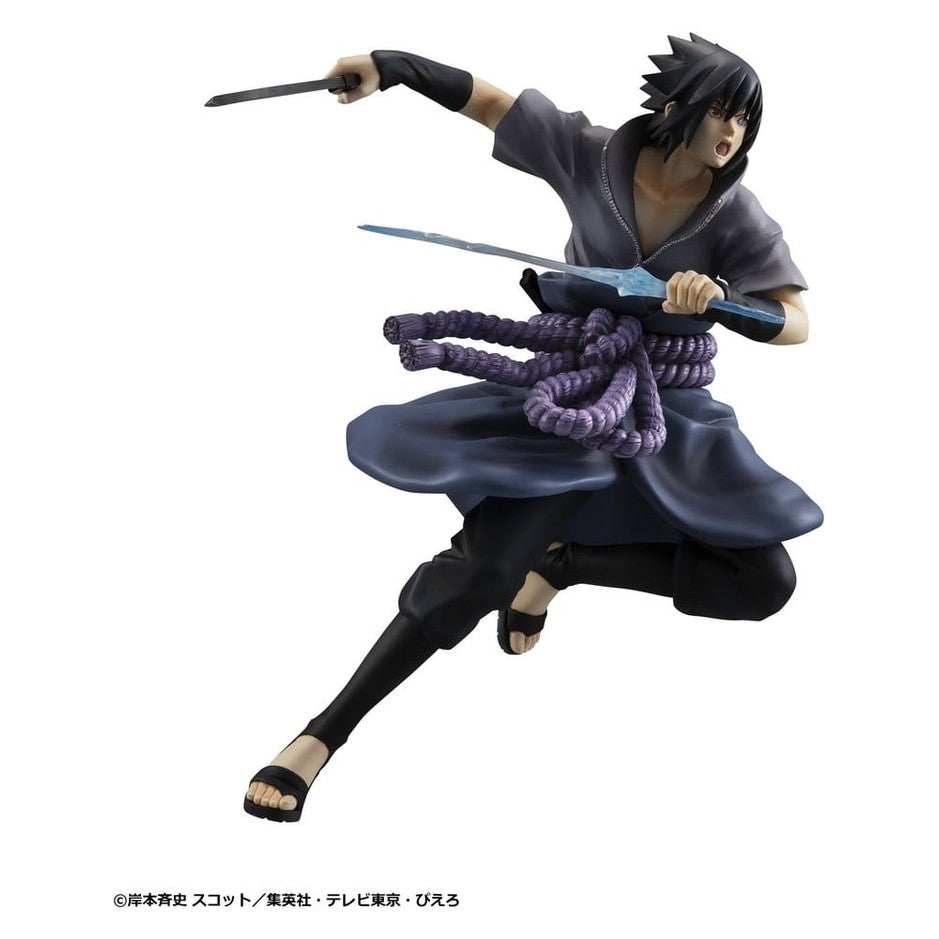 Sasuke Uchiha G.E.M. Series Statue / Great Ninja War Ver. / Naruto Shippuden / Megahouse / 23 cm