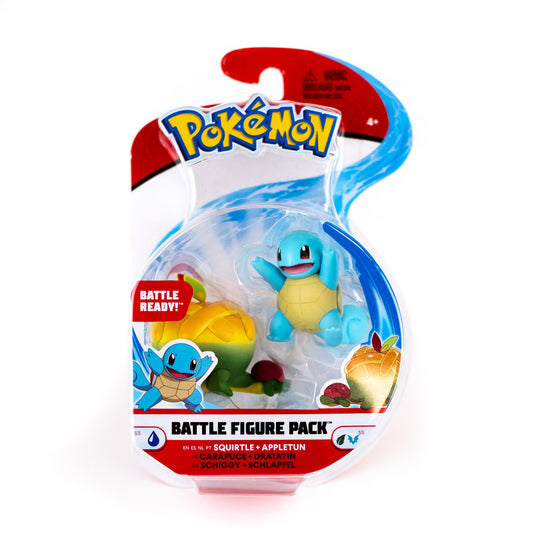 Schiggy & Schlapfel / 2er Pack Pokémon Battlefiguren
