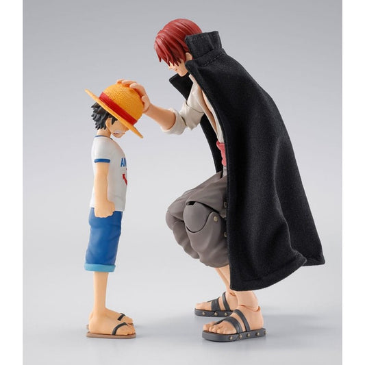 Shanks & Monkey D. Luffy Childhood Version / S.H. Figuarts Actionfigur / 14 & 8 cm
