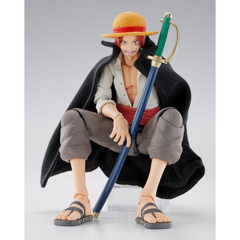 Shanks & Monkey D. Luffy Childhood Version / S.H. Figuarts Actionfigur / 14 & 8 cm
