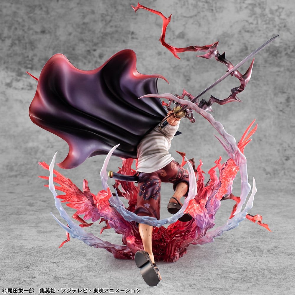 Shanks PVC Statue / Red-Haired Kamusari / One Piece / Megahouse P.O.P SA-Maximum / 25 cm